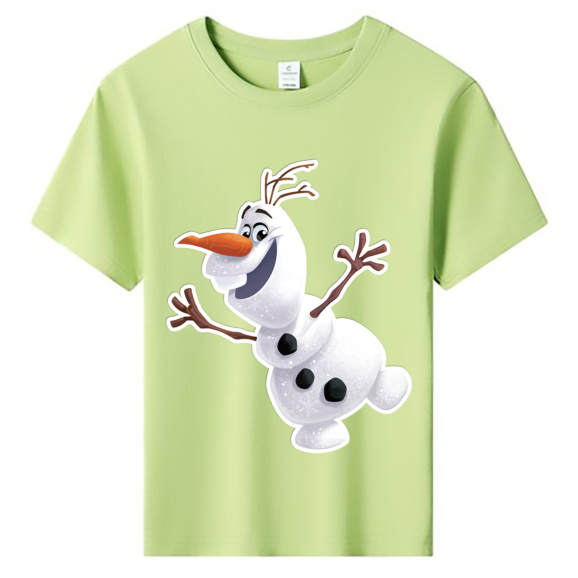 （画像用） アナと雪の女王 アンナ エルサ Frozen Anna Elsa 綿100％キッズTシャツ（フロントプリント）